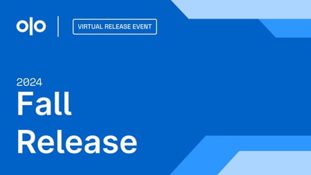 Olo Fall Release 2024